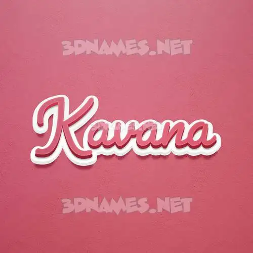 kavana in Red Scribble style - 3D name wallpaper kavana in Red Scribble style - 3D name wallpaper