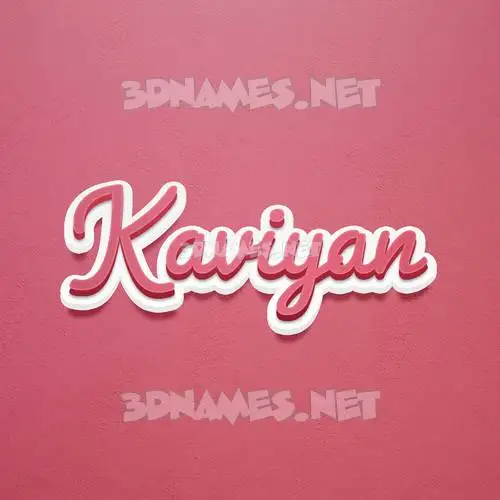 kaviyan in Red Scribble style - 3D name wallpaper kaviyan in Red Scribble style - 3D name wallpaper
