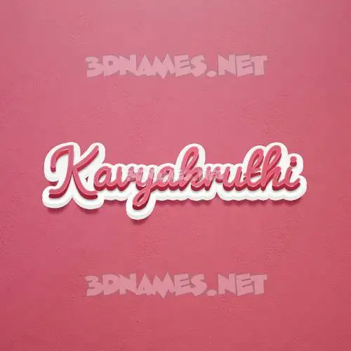 kavyakruthi in Red Scribble style - 3D name wallpaper kavyakruthi in Red Scribble style - 3D name wallpaper