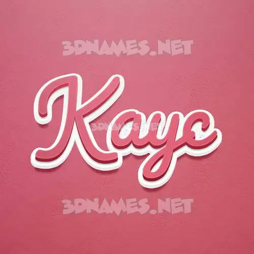 kayc in Red Scribble style - 3D name wallpaper kayc in Red Scribble style - 3D name wallpaper