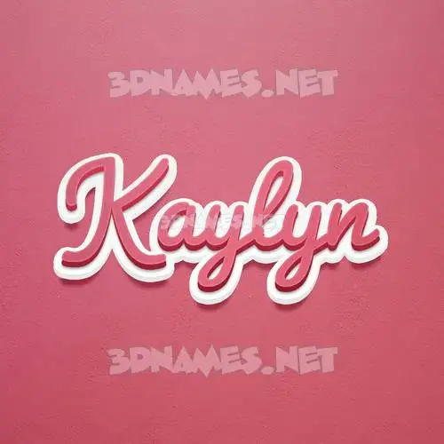 kaylyn in Red Scribble style - 3D name wallpaper kaylyn in Red Scribble style - 3D name wallpaper
