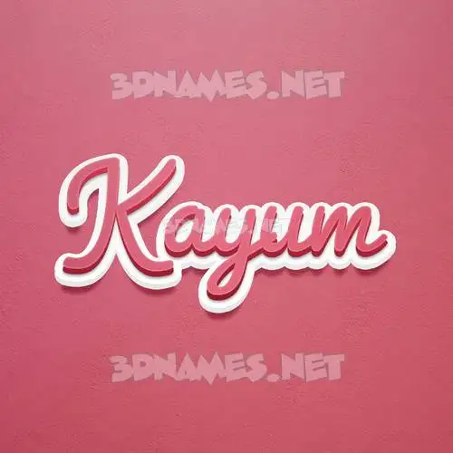kayum in Red Scribble style - 3D name wallpaper kayum in Red Scribble style - 3D name wallpaper