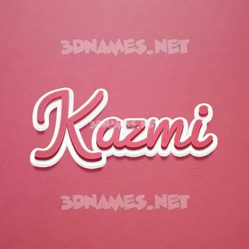 kazmi in Red Scribble style - 3D name wallpaper kazmi in Red Scribble style - 3D name wallpaper