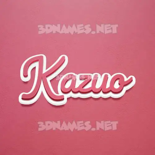 kazuo in Red Scribble style - 3D name wallpaper kazuo in Red Scribble style - 3D name wallpaper
