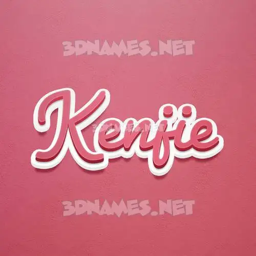 kenjie in Red Scribble style - 3D name wallpaper kenjie in Red Scribble style - 3D name wallpaper