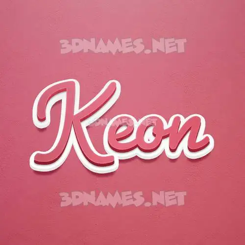 keon in Red Scribble style - 3D name wallpaper keon in Red Scribble style - 3D name wallpaper