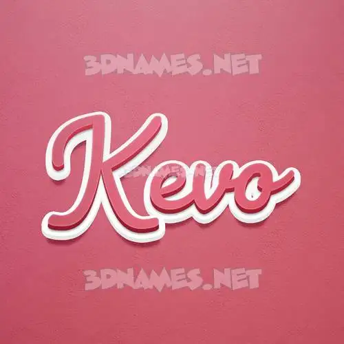 kevo in Red Scribble style - 3D name wallpaper kevo in Red Scribble style - 3D name wallpaper