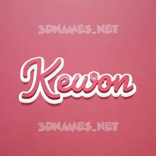 kewon in Red Scribble style - 3D name wallpaper kewon in Red Scribble style - 3D name wallpaper