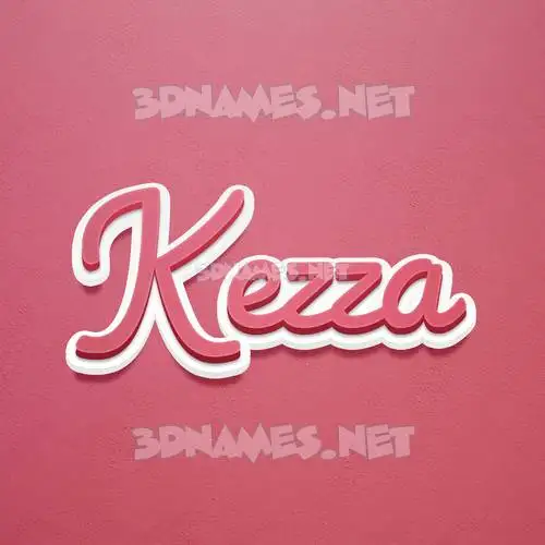kezza in Red Scribble style - 3D name wallpaper kezza in Red Scribble style - 3D name wallpaper