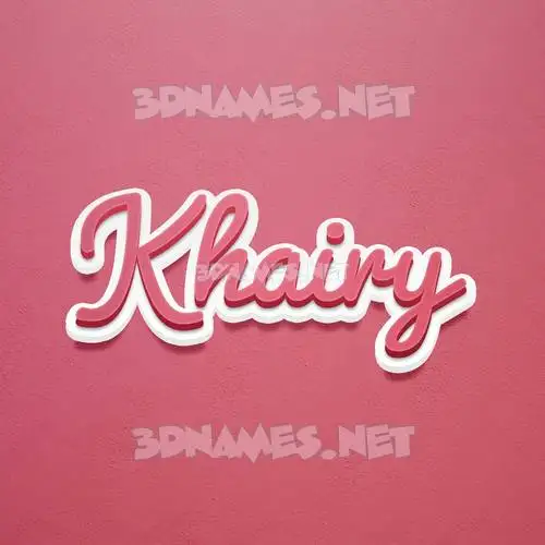 khairy in Red Scribble style - 3D name wallpaper khairy in Red Scribble style - 3D name wallpaper
