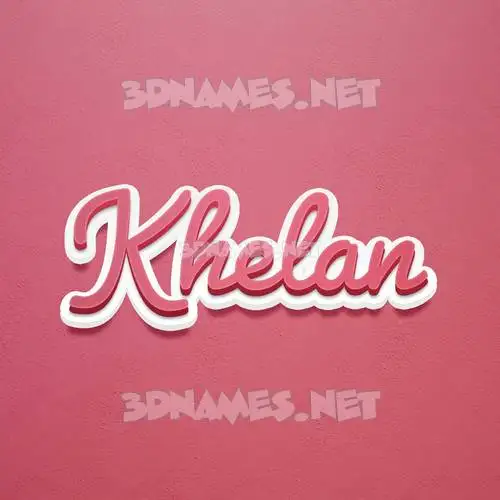 khelan in Red Scribble style - 3D name wallpaper khelan in Red Scribble style - 3D name wallpaper