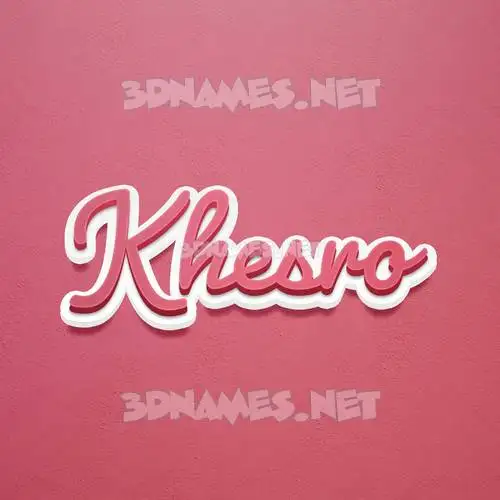 khesro in Red Scribble style - 3D name wallpaper khesro in Red Scribble style - 3D name wallpaper