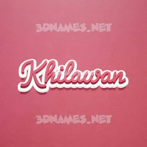 khilawan in Red Scribble style - 3D name wallpaper khilawan in Red Scribble style - 3D name wallpaper
