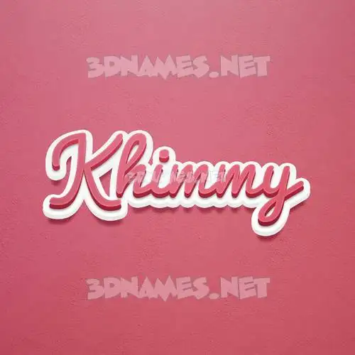 khimmy in Red Scribble style - 3D name wallpaper khimmy in Red Scribble style - 3D name wallpaper