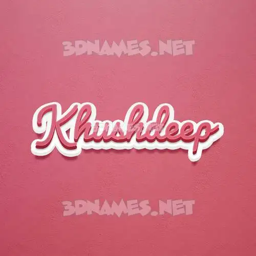khushdeep in Red Scribble style - 3D name wallpaper khushdeep in Red Scribble style - 3D name wallpaper