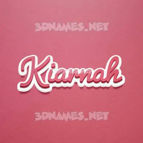 kiarnah in Red Scribble style - 3D name wallpaper kiarnah in Red Scribble style - 3D name wallpaper