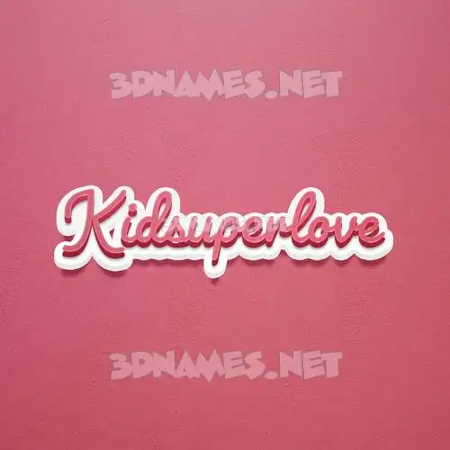 kidsuperlove in Red Scribble style - 3D name wallpaper kidsuperlove in Red Scribble style - 3D name wallpaper