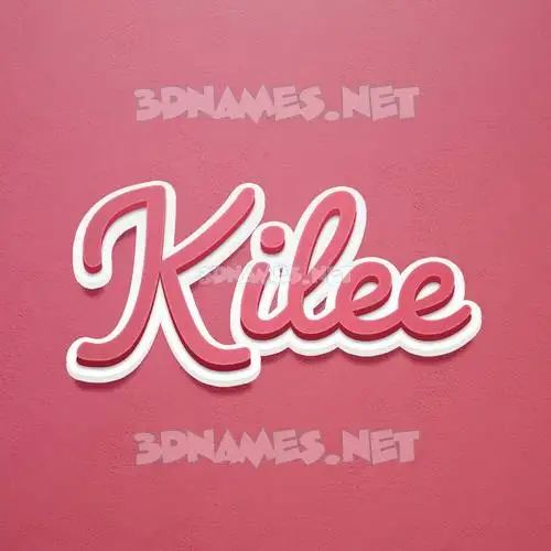 kilee in Red Scribble style - 3D name wallpaper kilee in Red Scribble style - 3D name wallpaper