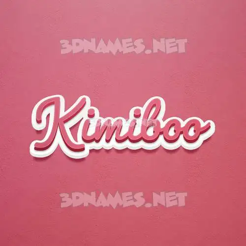 kimiboo in Red Scribble style - 3D name wallpaper kimiboo in Red Scribble style - 3D name wallpaper