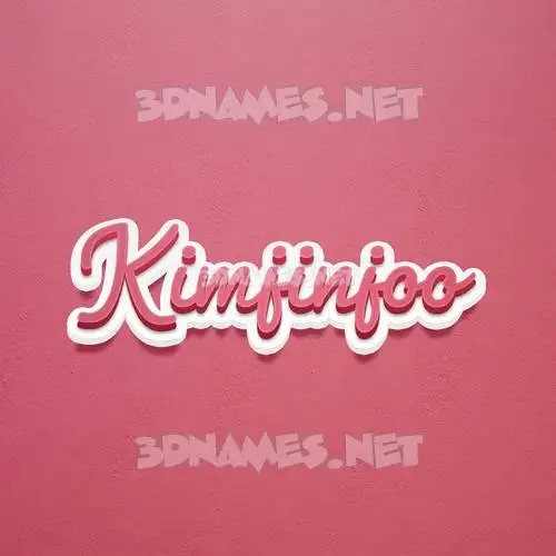 kimjinjoo in Red Scribble style - 3D name wallpaper kimjinjoo in Red Scribble style - 3D name wallpaper