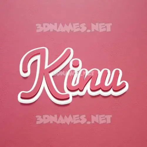kinu in Red Scribble style - 3D name wallpaper kinu in Red Scribble style - 3D name wallpaper