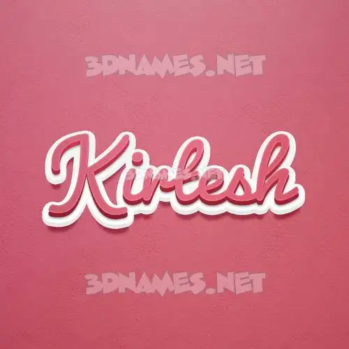 kirtesh in Red Scribble style - 3D name wallpaper kirtesh in Red Scribble style - 3D name wallpaper