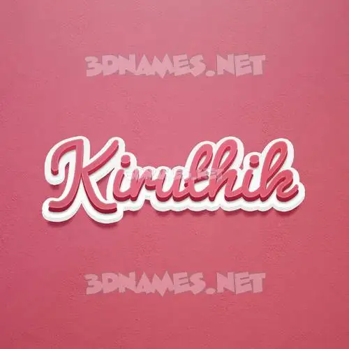 kiruthik in Red Scribble style - 3D name wallpaper kiruthik in Red Scribble style - 3D name wallpaper