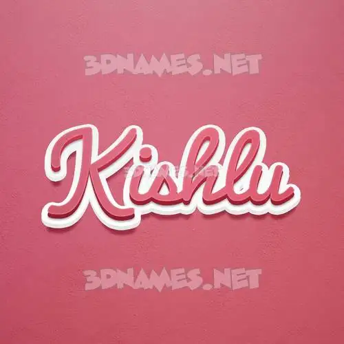 kishlu in Red Scribble style - 3D name wallpaper kishlu in Red Scribble style - 3D name wallpaper