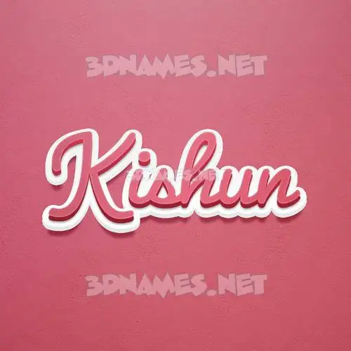 kishun in Red Scribble style - 3D name wallpaper kishun in Red Scribble style - 3D name wallpaper
