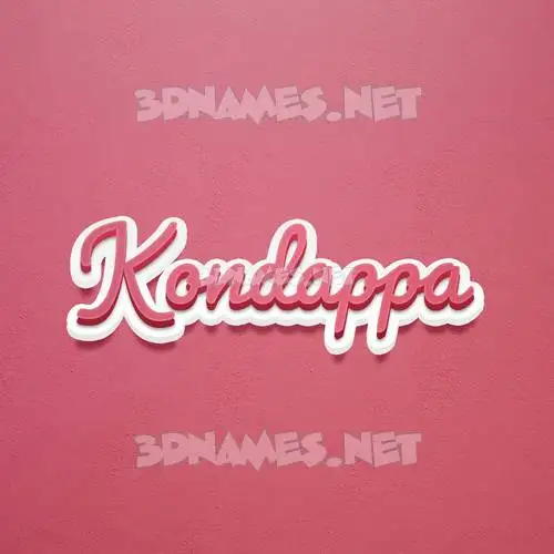 kondappa in Red Scribble style - 3D name wallpaper kondappa in Red Scribble style - 3D name wallpaper