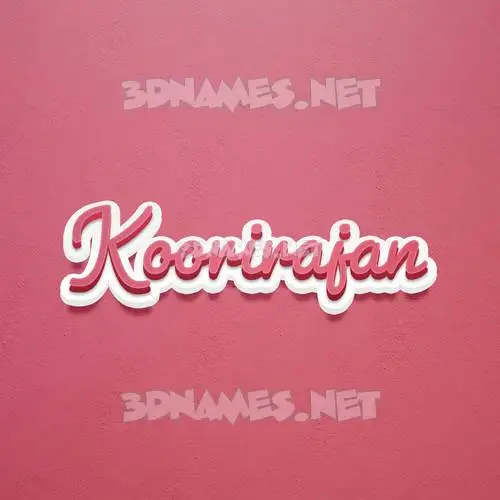 koorirajan in Red Scribble style - 3D name wallpaper koorirajan in Red Scribble style - 3D name wallpaper