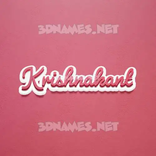 krishnakant in Red Scribble style - 3D name wallpaper krishnakant in Red Scribble style - 3D name wallpaper