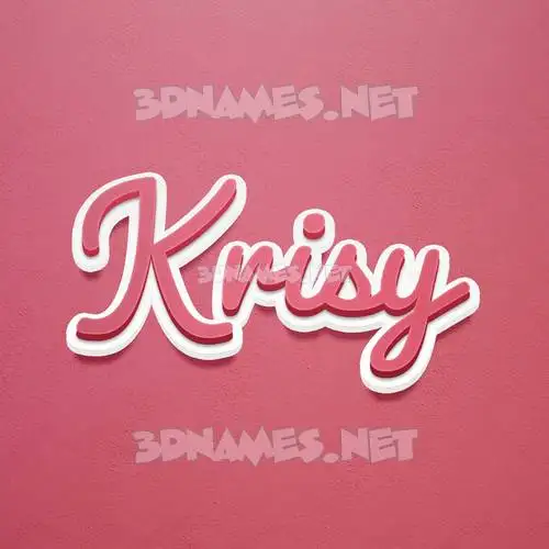 krisy in Red Scribble style - 3D name wallpaper krisy in Red Scribble style - 3D name wallpaper