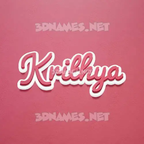krithya in Red Scribble style - 3D name wallpaper krithya in Red Scribble style - 3D name wallpaper