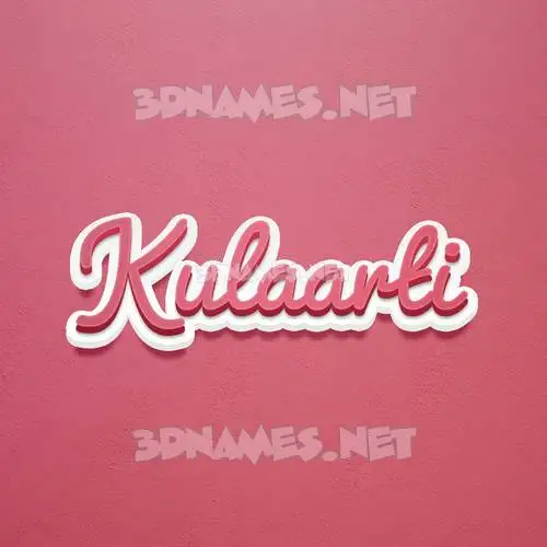 kulaarti in Red Scribble style - 3D name wallpaper kulaarti in Red Scribble style - 3D name wallpaper