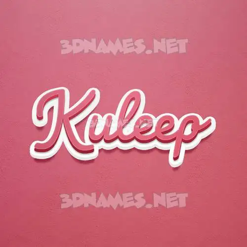 kuleep in Red Scribble style - 3D name wallpaper kuleep in Red Scribble style - 3D name wallpaper