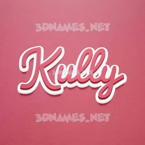 kully in Red Scribble style - 3D name wallpaper kully in Red Scribble style - 3D name wallpaper