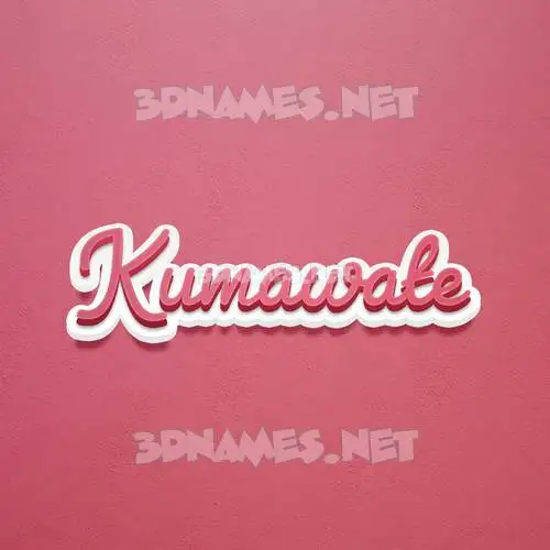 kumawate in Red Scribble style - 3D name wallpaper kumawate in Red Scribble style - 3D name wallpaper