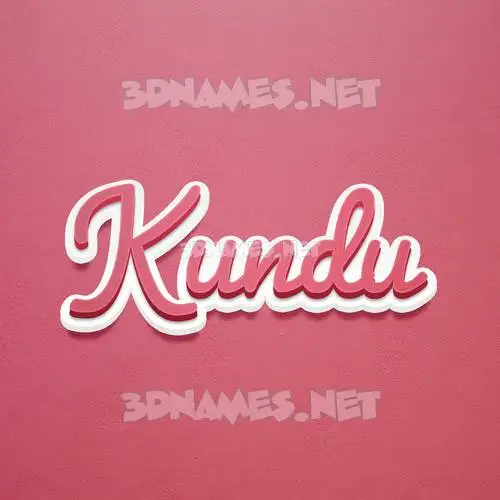 kundu in Red Scribble style - 3D name wallpaper kundu in Red Scribble style - 3D name wallpaper