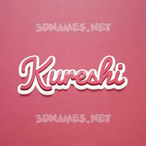 kureshi in Red Scribble style - 3D name wallpaper kureshi in Red Scribble style - 3D name wallpaper