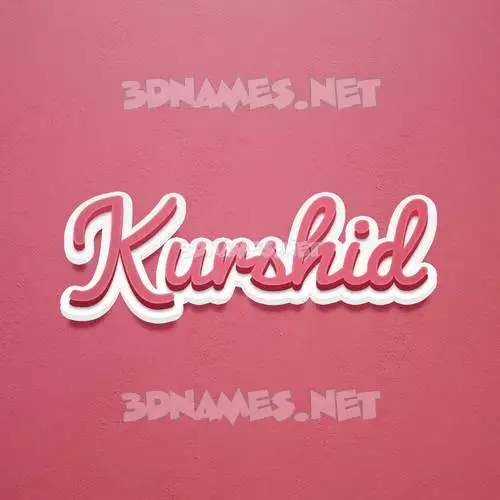 kurshid in Red Scribble style - 3D name wallpaper kurshid in Red Scribble style - 3D name wallpaper