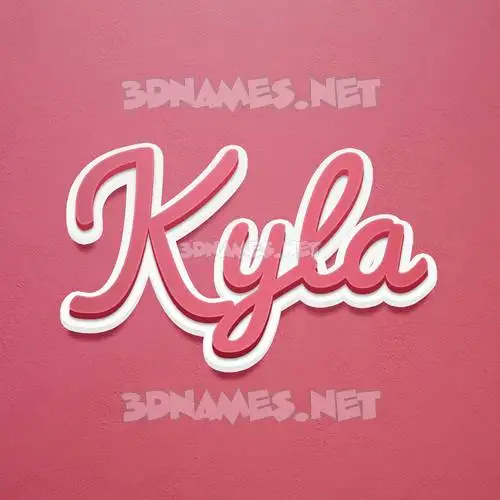 kyla in Red Scribble style - 3D name wallpaper kyla in Red Scribble style - 3D name wallpaper