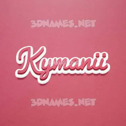 kymanii in Red Scribble style - 3D name wallpaper kymanii in Red Scribble style - 3D name wallpaper