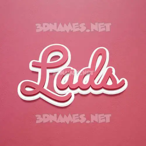 lads in Red Scribble style - 3D name wallpaper lads in Red Scribble style - 3D name wallpaper