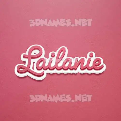 lailanie in Red Scribble style - 3D name wallpaper lailanie in Red Scribble style - 3D name wallpaper