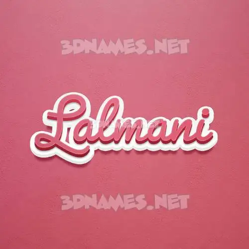 lalmani in Red Scribble style - 3D name wallpaper lalmani in Red Scribble style - 3D name wallpaper