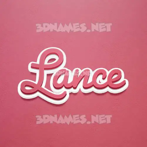 lance in Red Scribble style - 3D name wallpaper lance in Red Scribble style - 3D name wallpaper