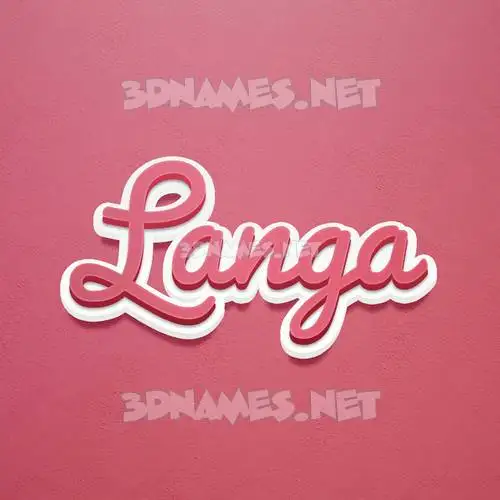 langa in Red Scribble style - 3D name wallpaper langa in Red Scribble style - 3D name wallpaper
