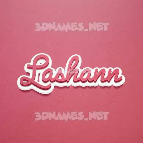lashann in Red Scribble style - 3D name wallpaper lashann in Red Scribble style - 3D name wallpaper