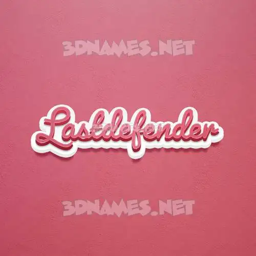 lastdefender in Red Scribble style - 3D name wallpaper lastdefender in Red Scribble style - 3D name wallpaper